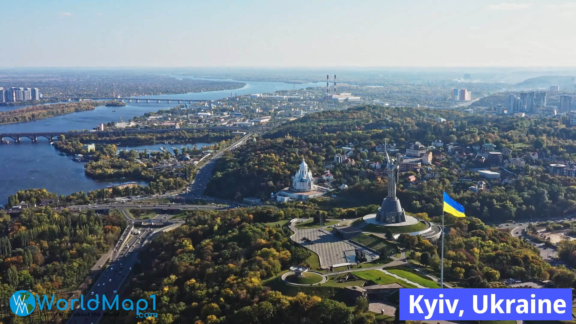 Kiew Luftbild Ukraine